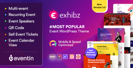 Expo – Responsive Event Conference WordPress Theme