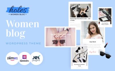 Holes - Women Blog Multipurpose Classic Elementor WordPress Theme