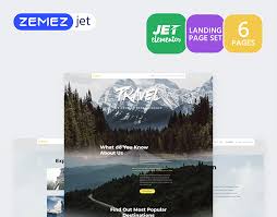 Hottrip - Travel Agency Jet Elementor Template