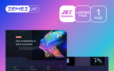 Imprezza - Creative Mondrianism Jet Elementor Template