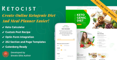 Ketocist - Keto Diet WordPress Theme