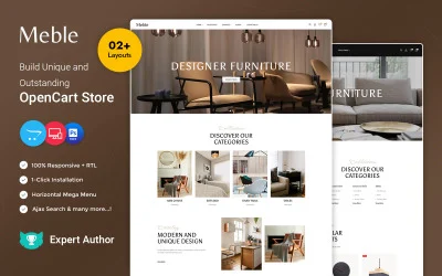 Kloss Furniture Store Responsive OpenCart Template