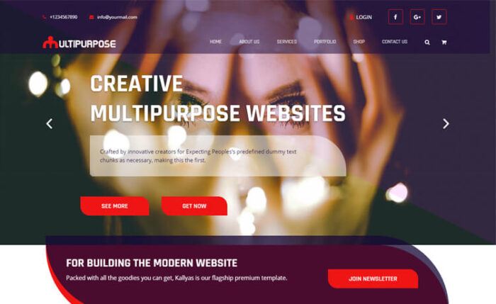 Modenta - A Responsive Multipurpose Website Template