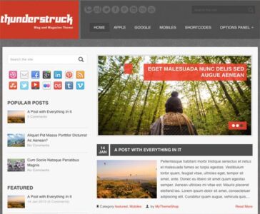 MyThemeShop ThunderStruck WordPress Theme