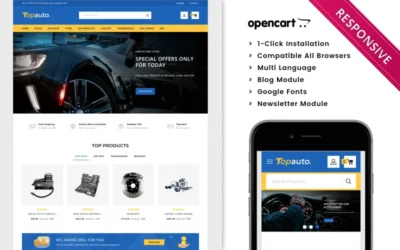 Olympus - Automobile Store Premium OpenCart Template