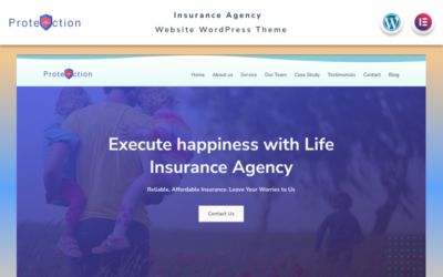 Protection - Insurance Agency Website WordPress Theme