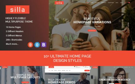 Silla - Responsive HTML Business Website Template