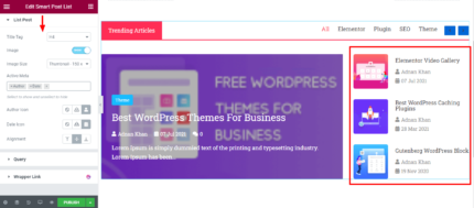 Smart Post Lists Widget for WordPress