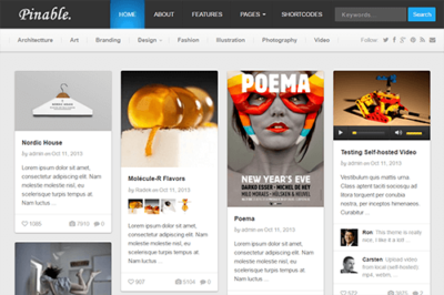 Theme Junkie Pinable WordPress Theme