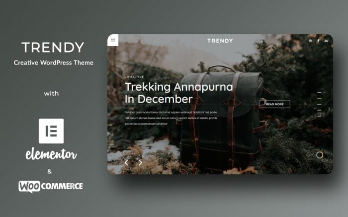 Trendy - Creative Fashion WordPress Theme