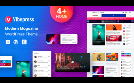 VibePress - Modern Magazine WordPress Theme