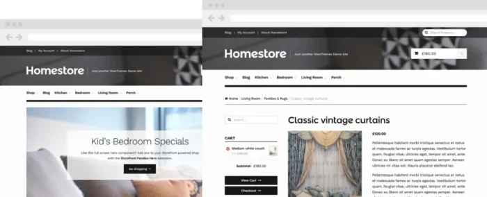 WooThemes Homestore Storefront WooCommerce Theme