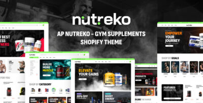 Ap Nutreko - Gym Supplements Shopify Theme