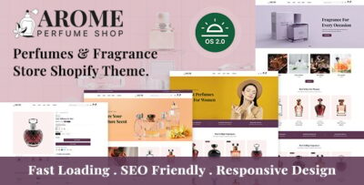 Arome - Modern Perfumes & Fragrance Store Shopify Theme OS 2.0