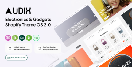 Audix | Electronics & Gadgets Shopify Theme OS 2.0