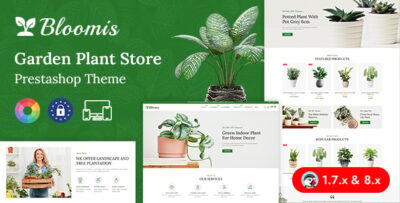 Bloomis - Plants & Nursery Store PrestaShop Responsive Theme