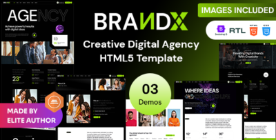 Brandx - Creative Digital Agency HTML5 Template