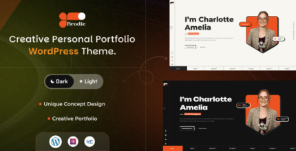 Brodie - Personal Portfolio WordPress Theme