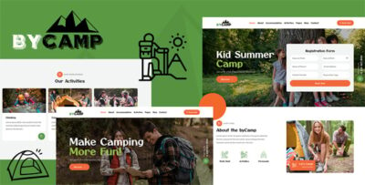 BYCAMP - Camping & Adventure WordPress Theme