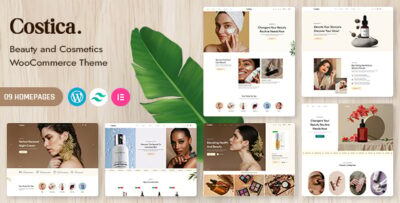 Costica - Skincare & Cosmetics Shop WordPress Theme