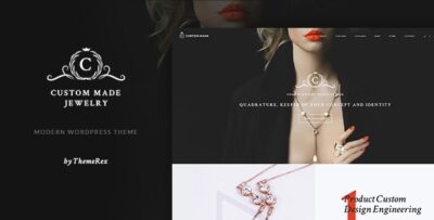 Custom Made | Jewelry Manufacturer and Store WordPress Theme