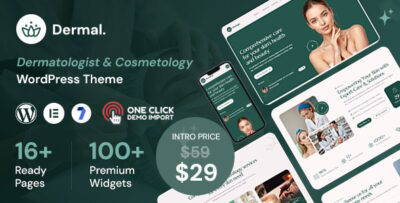 Dermal - Dermatologist & Cosmetology Clinic WordPress Theme