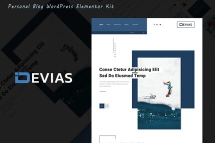 Devias - Blog & Magazine Elementor Pro Template Kit