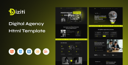 Diziti - Digital Agency Html Template