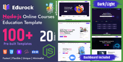 Edurock - node.js Education Template