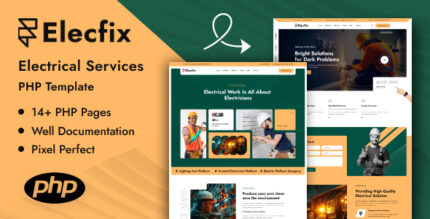 Elecfix - Electrical Services PHP Template