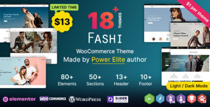 Fashi WP - Multipurpose Fashion WooCommerce WordPress Theme