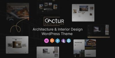 Gactur - Architecture & Interior Design WordPress Theme