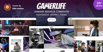 GamerLife - Gaming Gears & Computer Shopify 2.0 Theme