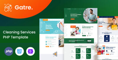 Gatre - Cleaning Services PHP Template