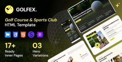 Golfex - Golf Course & Sports Club HTML Template