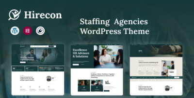 Hirecon - Staffing Agencies WordPress Theme