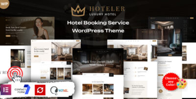 Hoteler - Hotel Booking WordPress Theme