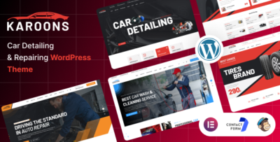 Karoons - Car Detailing & Repair WordPress Theme