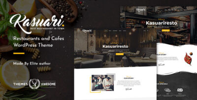 Kasuari | Restaurants and Cafes WordPress Theme