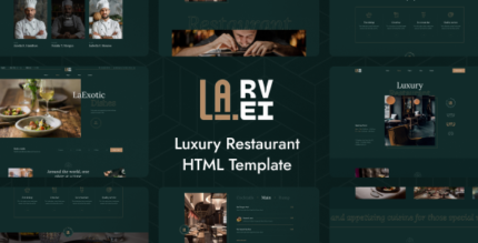 La.Revi - Luxury Restaurant HTML Template