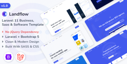 Landflow - Laravel Multipurpose Business, Saas & Software Template