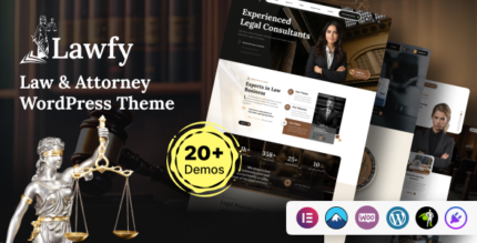 Lawfy - Law & Attorney WordPress Theme