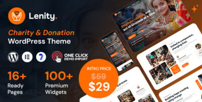 Lenity - Charity & Donation WordPress Theme