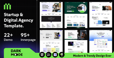 Mortar - Startup & Digital Agency HTML Template