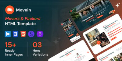 Movein - Movers & Packers HTML Template