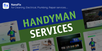 NanoFix - Handyman services WordPress theme