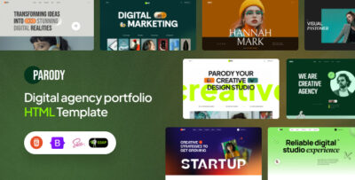 Parody - Digital Agency Portfolio HTML Template