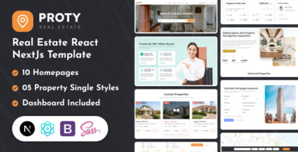 Proty - Real Estate React Nextjs Template