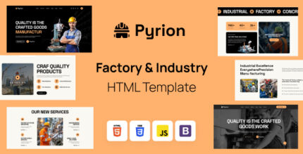 Pyrion - Factory & Industry HTML Template