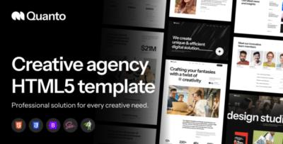 Quanto – Creative agency HTML5 template